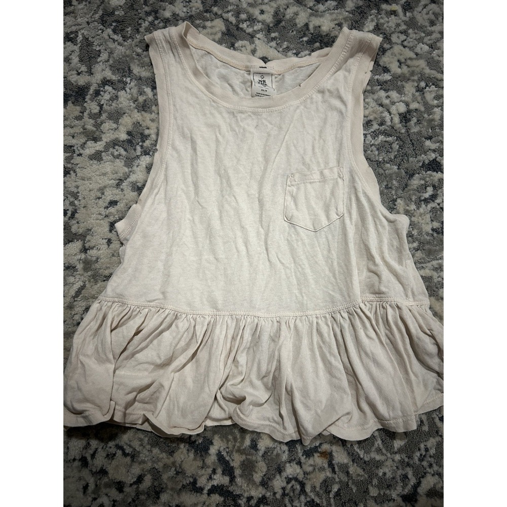 We The Free Cream Tank Top Size Xs Sleeveless Boho